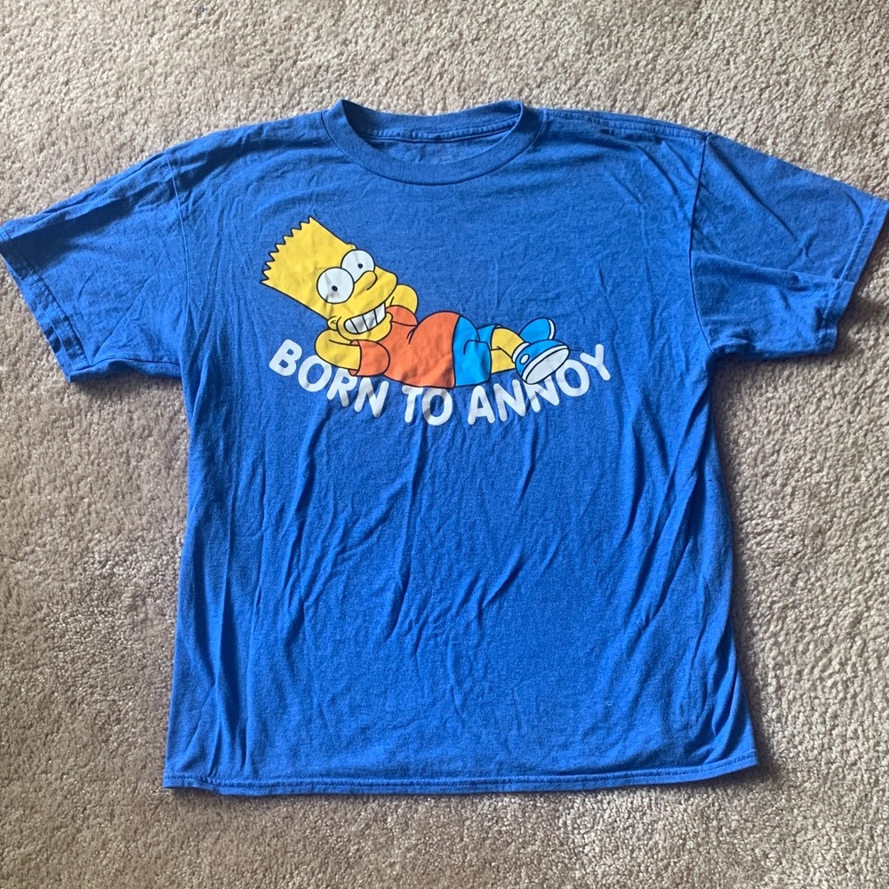 Born to Annoy Bart Simpson Graphic T-Shirt XXL (18)